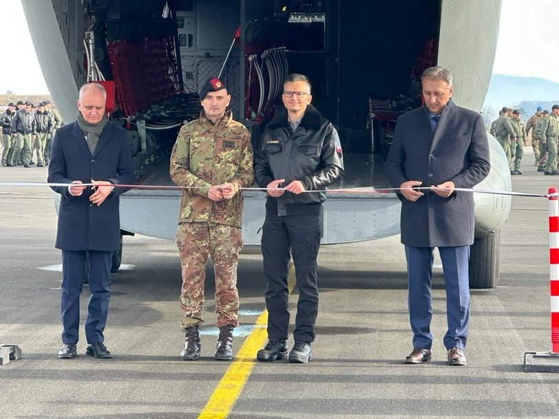 LEONARDO DELIVERS THE FIRST C-27J SPARTAN TACTICAL TRANSPORT AIRCRAFT TO SLOVENIA